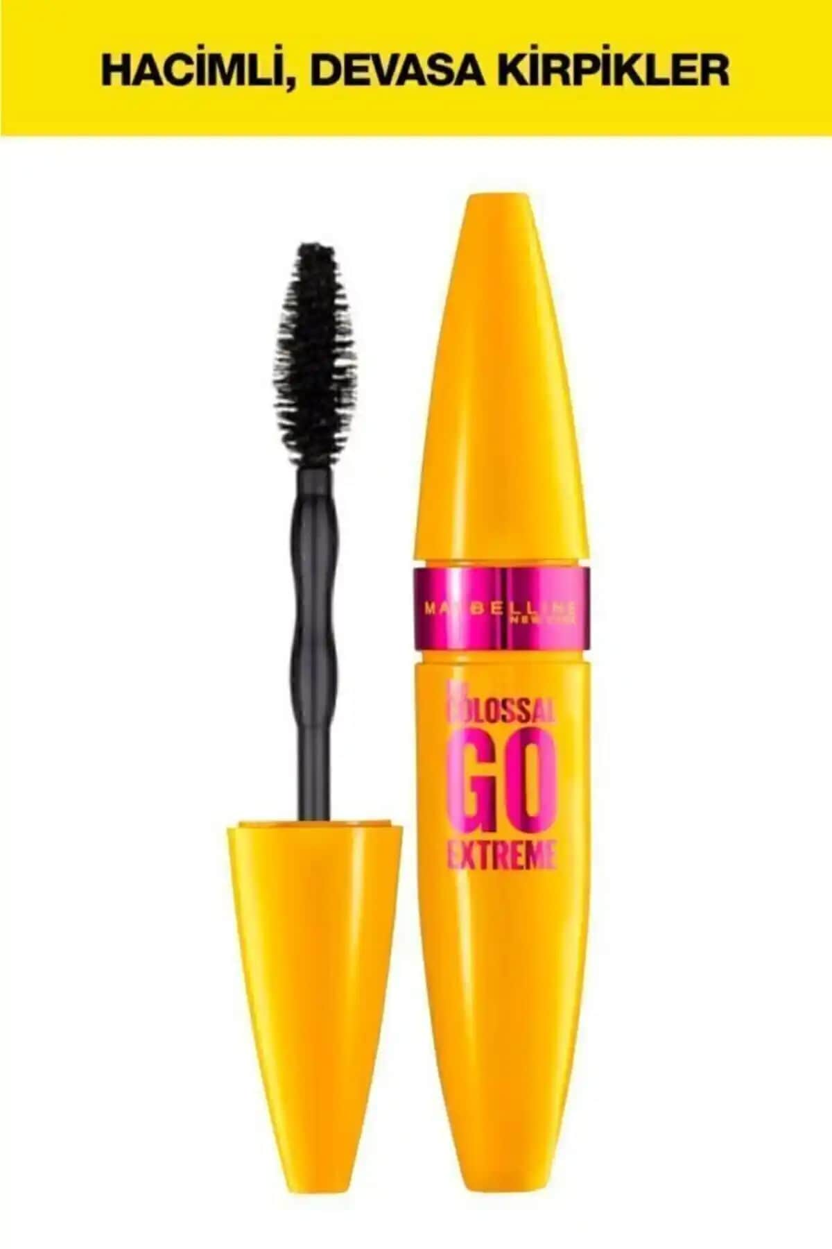 Maybelline New York Siyah Colossal Go Extreme Volume Maskara Hacim ve Uzunluk Artırıcı