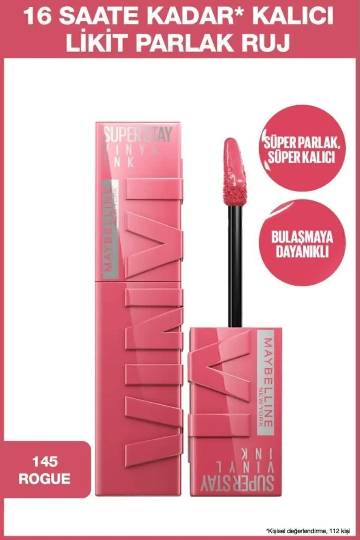 Maybelline Super Stay Vinyl Ink ile 2025'te Dudaklarınızda Parlaklık ve Kalıcılı
