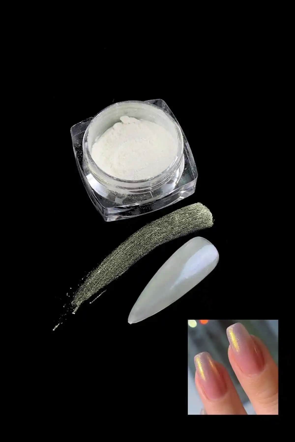 MOZIUR İnci Tozu GOLD: Parlaklık ve Şıklık İçin Modern Tırnak Süsleme Ürünü