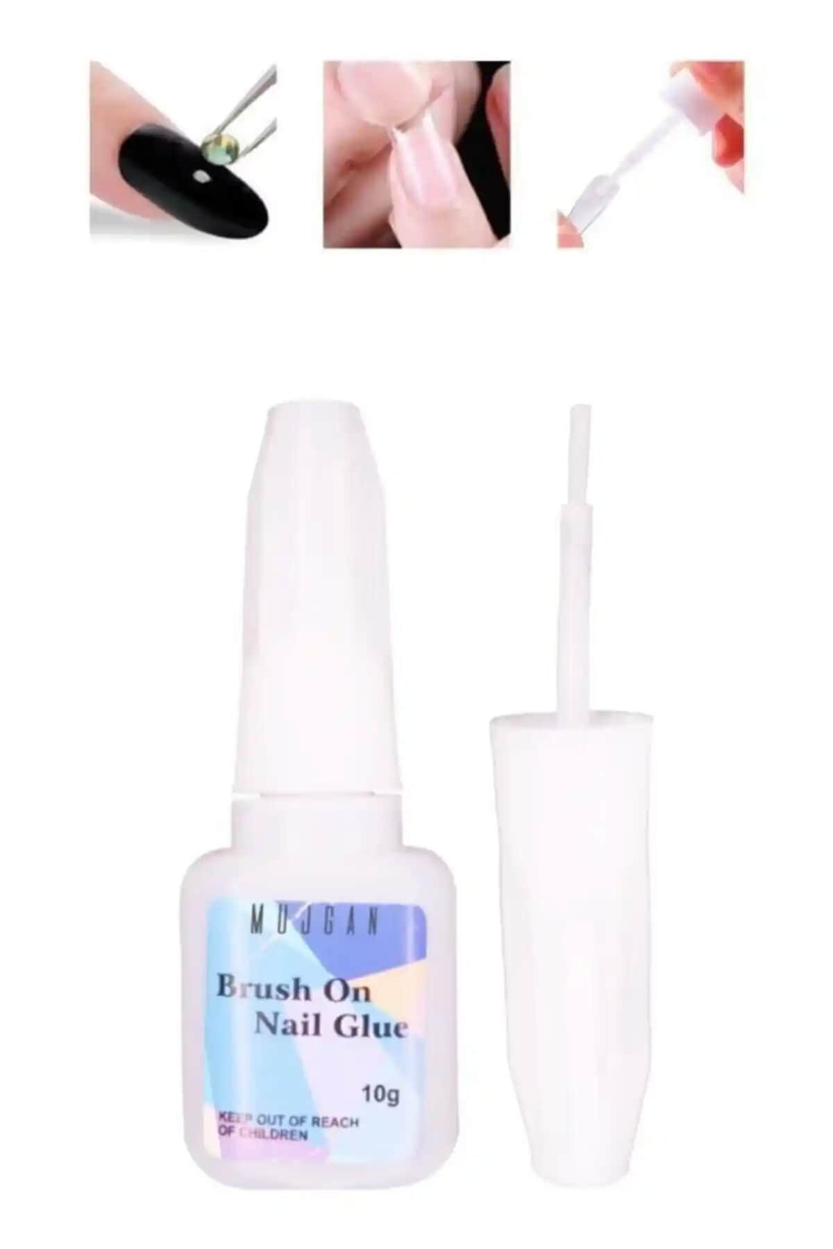 MUJGAN Fırçalı Takma Tırnak Yapıştırıcısı: Güçlü ve Uzun Süreli Yapışma Sağlayan Kozmetik Ürün