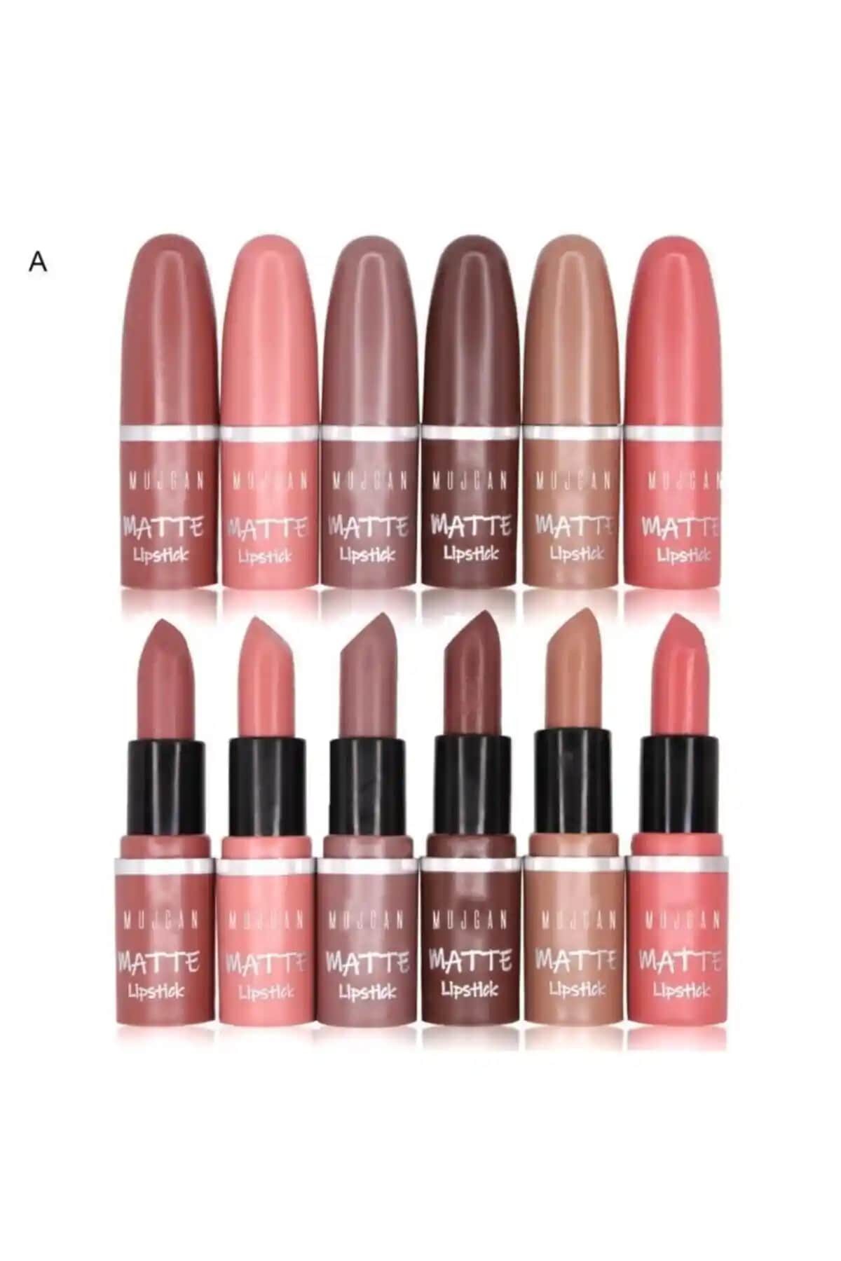 MUJGAN Matte Ruj Seti: 6 Renkli, Şık ve Uygun Fiyatlı Mat Ruj Koleksiyonu