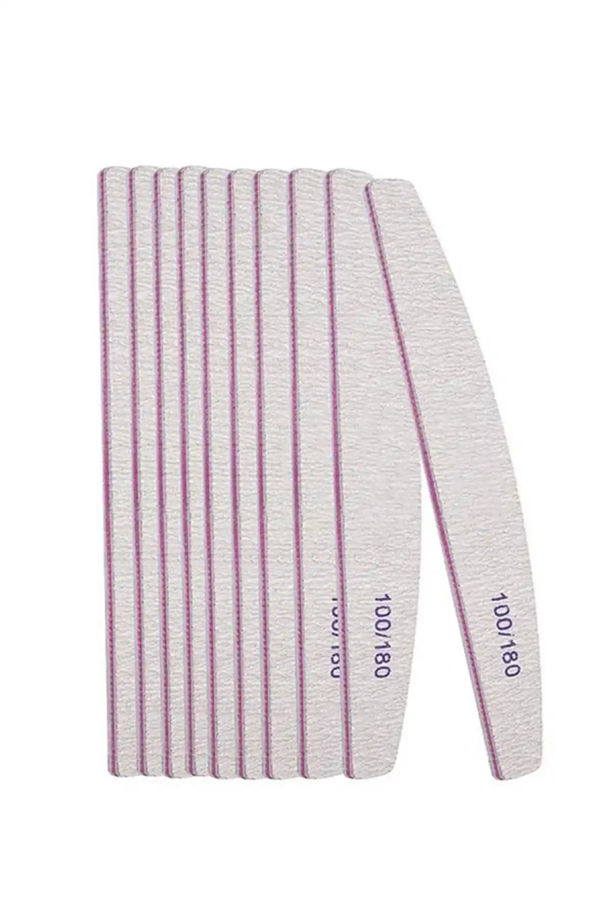 Nail Master 10'Lu Protez Tırnak Kağıt Törpü - Dayanıklı ve Pratik Profesyonel Araç