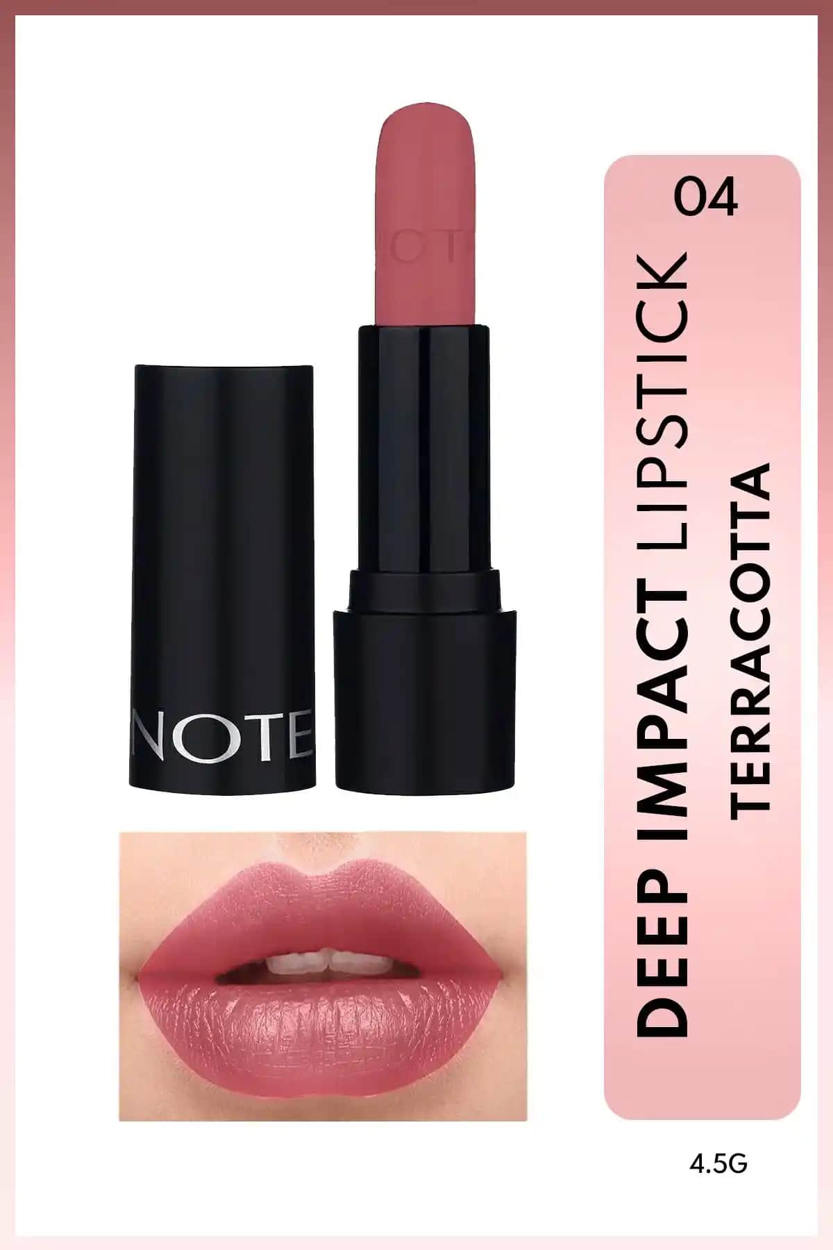 Note Cosmetics Deep Impact Lipstick: Doğal ve Kalıcı Dudak Rengi için İdeal Seçenek