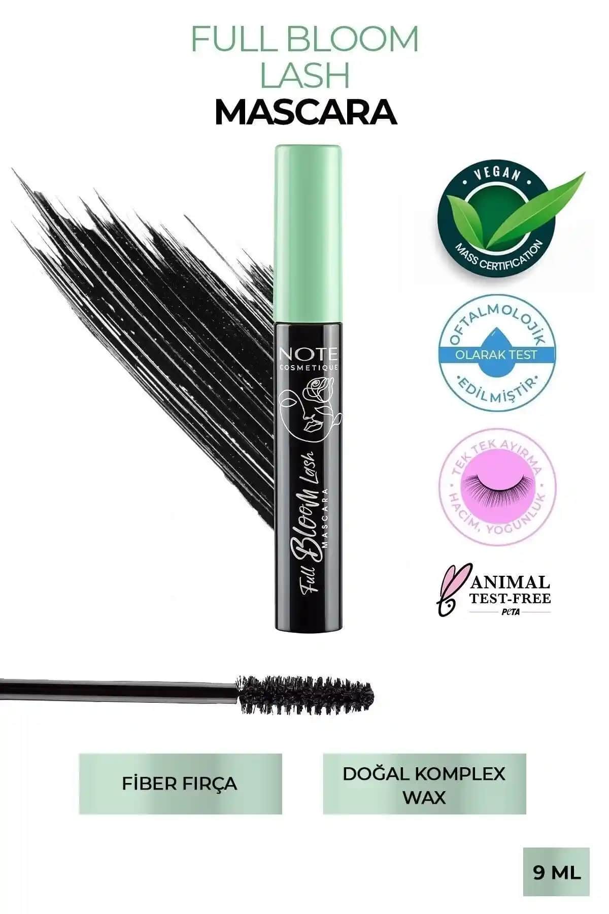 Note Cosmetics Full Bloom Lash Maskara ile Doğal ve Uzun Kirpikler İçin Yenilikçi Çözüm