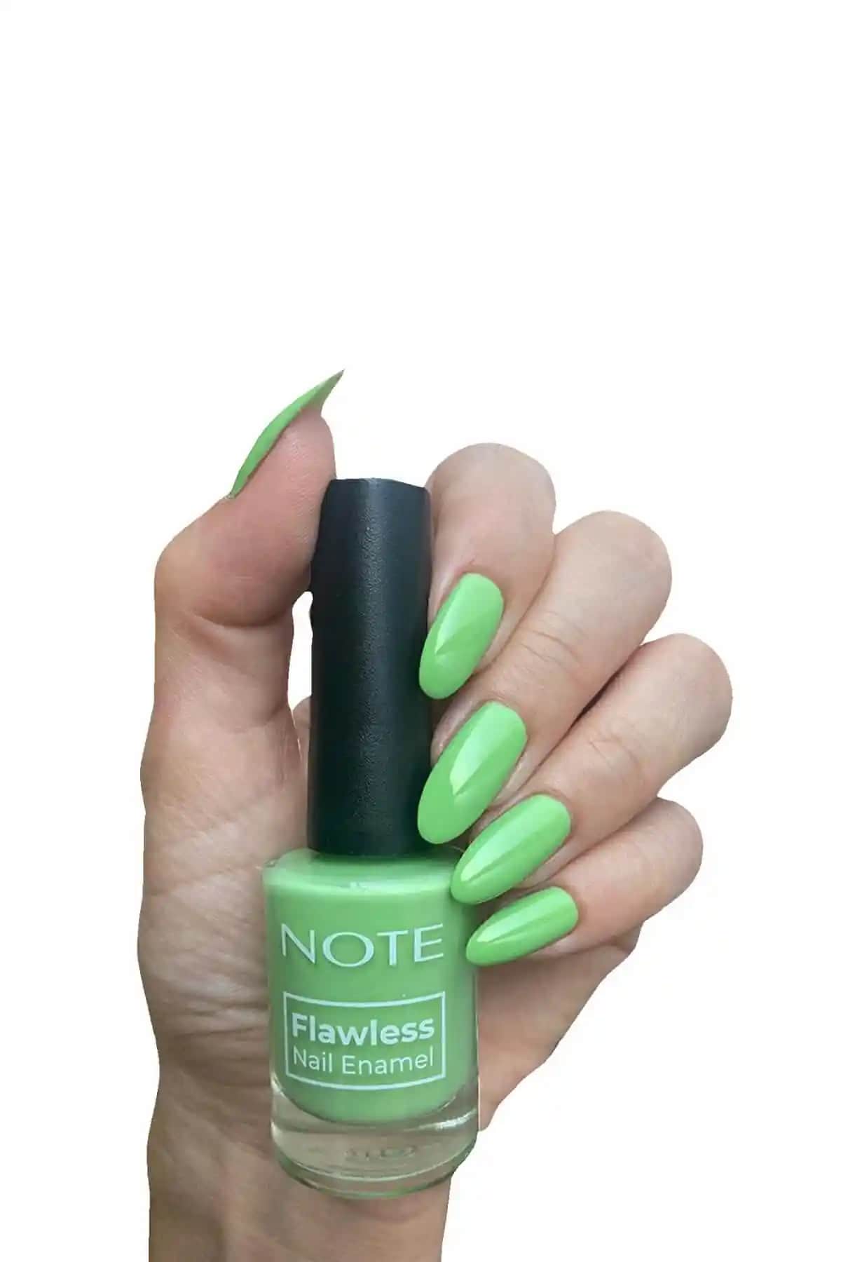 Note Cosmetics Nail Flawless Oje 111 Mint Yeşil: Sağlıklı ve Parlak Tırnak Bakımı İçin Güvenilir Tercih