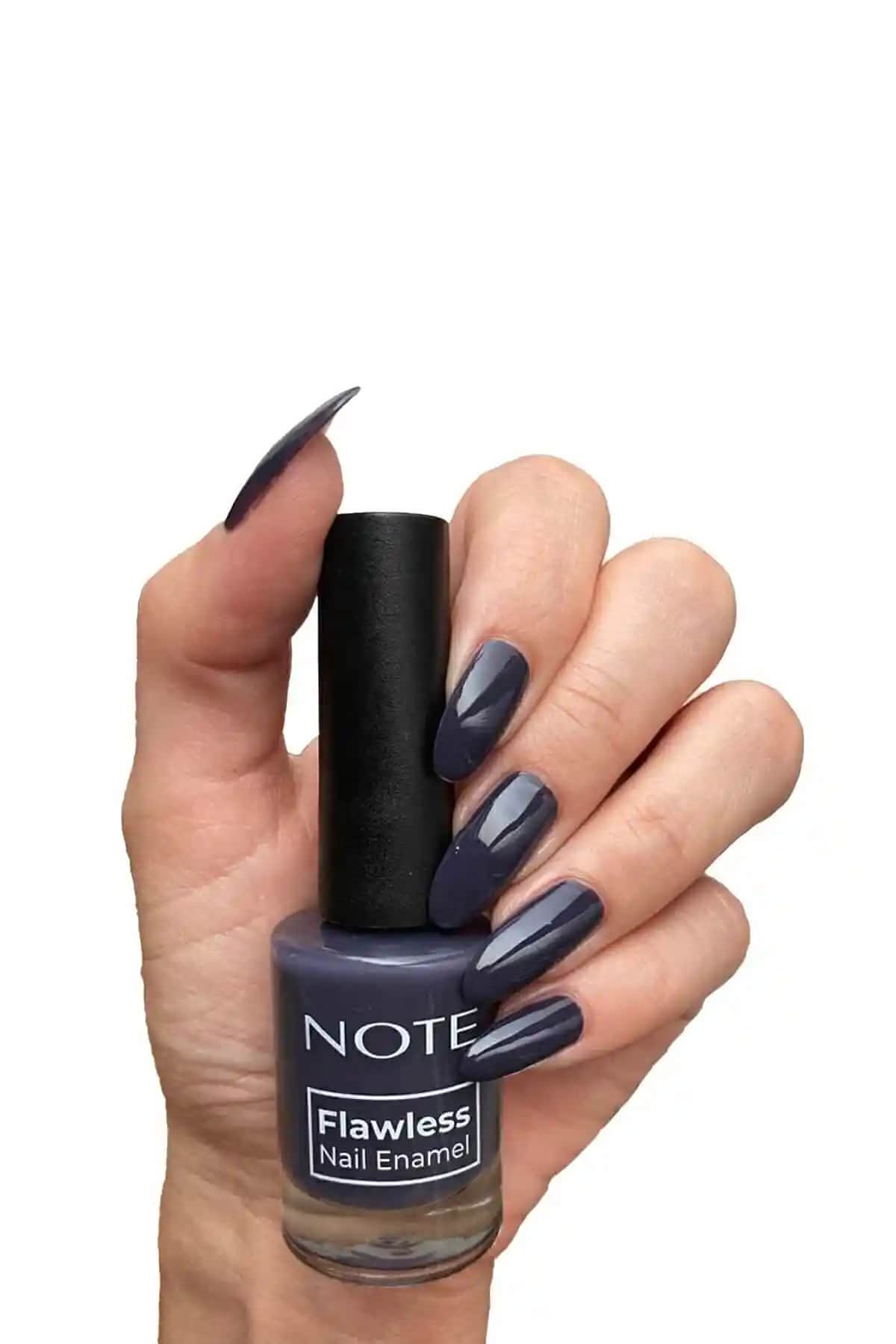 Note Cosmetics Nail Flawless Oje 14 Profondly Blue Derin Mavi Renkli Güvenli ve Dayanıklı Oje