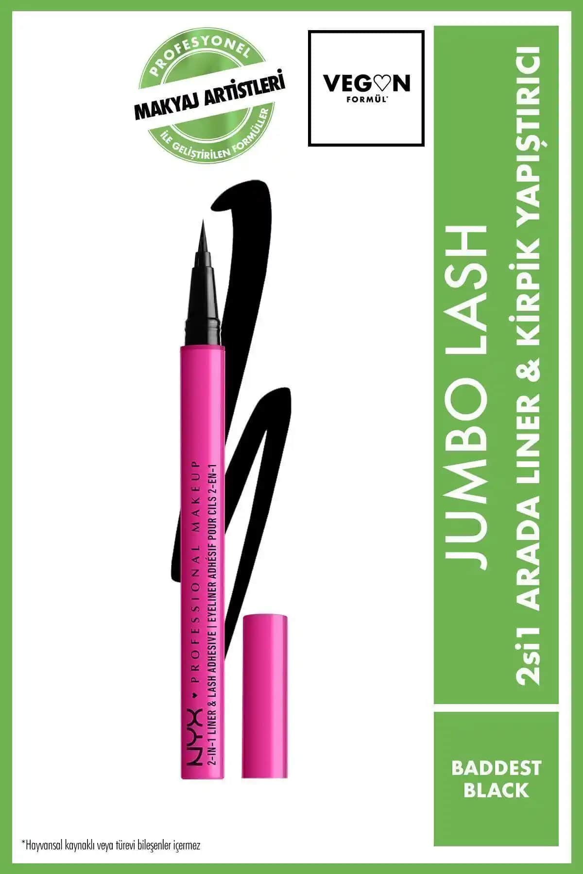 NYX Jumbo Lash 2si 1 Arada Eyeliner ve Kirpik Yapıştırıcı Ürün İncelemesi