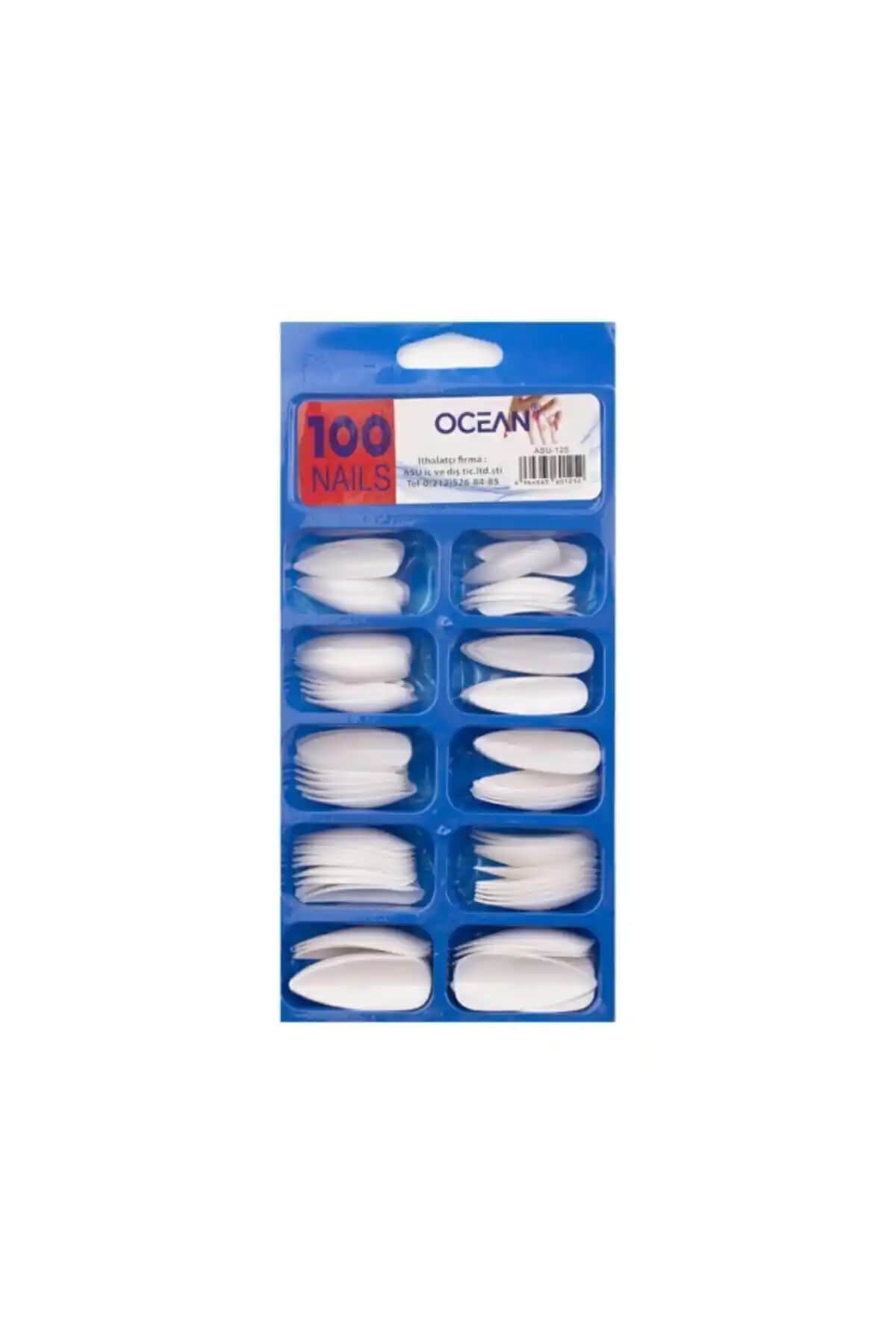 Ocean 100'lü Protez Tırnak Seti: Dayanıklı ve Estetik Çözüm for Profesyonel ve Ev Kullanımı