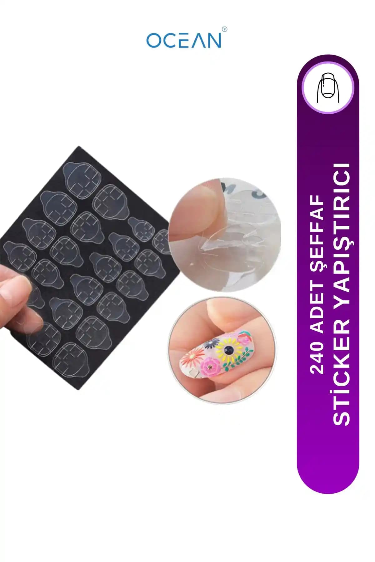 Ocean Şeffaf Tırnak Yapıştırıcısı: Güçlü ve Uzun Süreli Tırnak Süsleme Ürünü