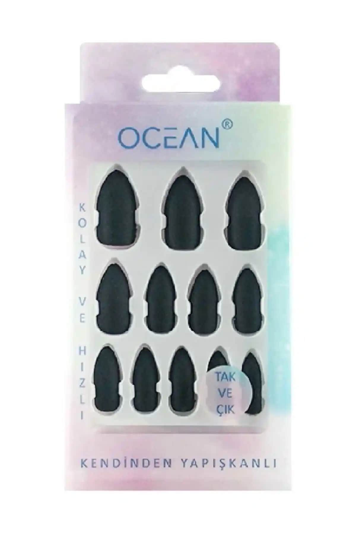 Ocean Tak ve Çık Takma Tırnak Mat Siyah: Estetik ve Kullanım Kolaylığı Sunan Modern Tırnak Çözümü
