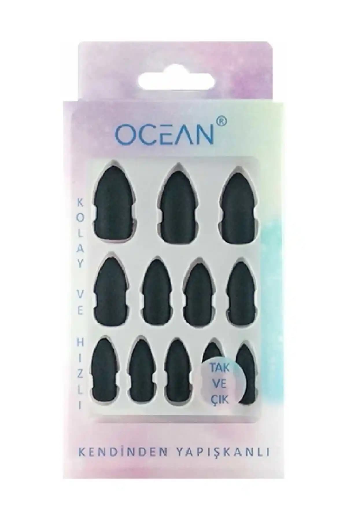 Ocean Tak ve Çık Takma Tırnak Mat Siyah: Estetik ve Kullanım Kolaylığı Sunan Modern Tırnak Çözümü