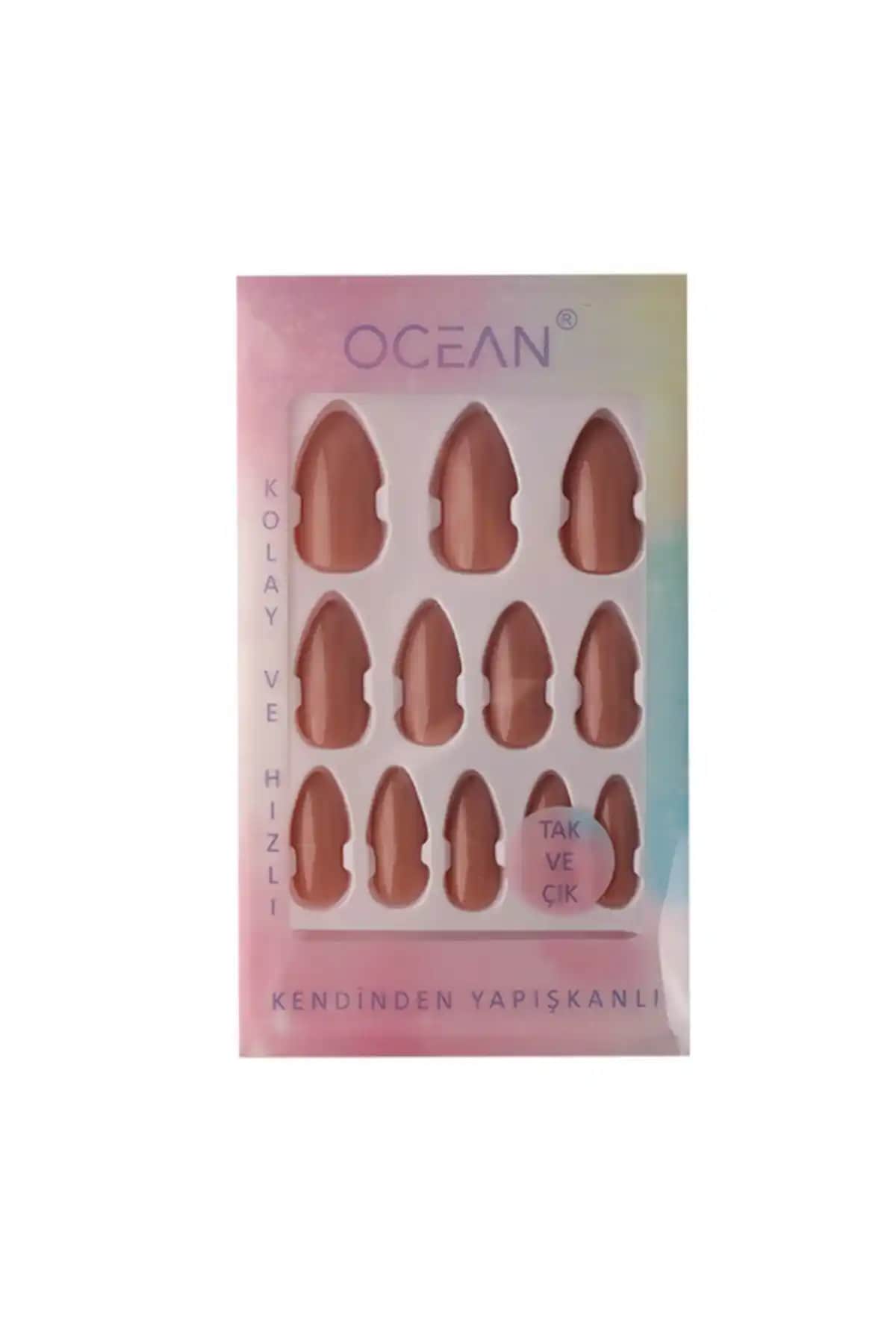 Ocean Takma Tırnak Kendinden Yapışkanlı ve Renkli Günlük Kullanım İçin Pratik Çözüm