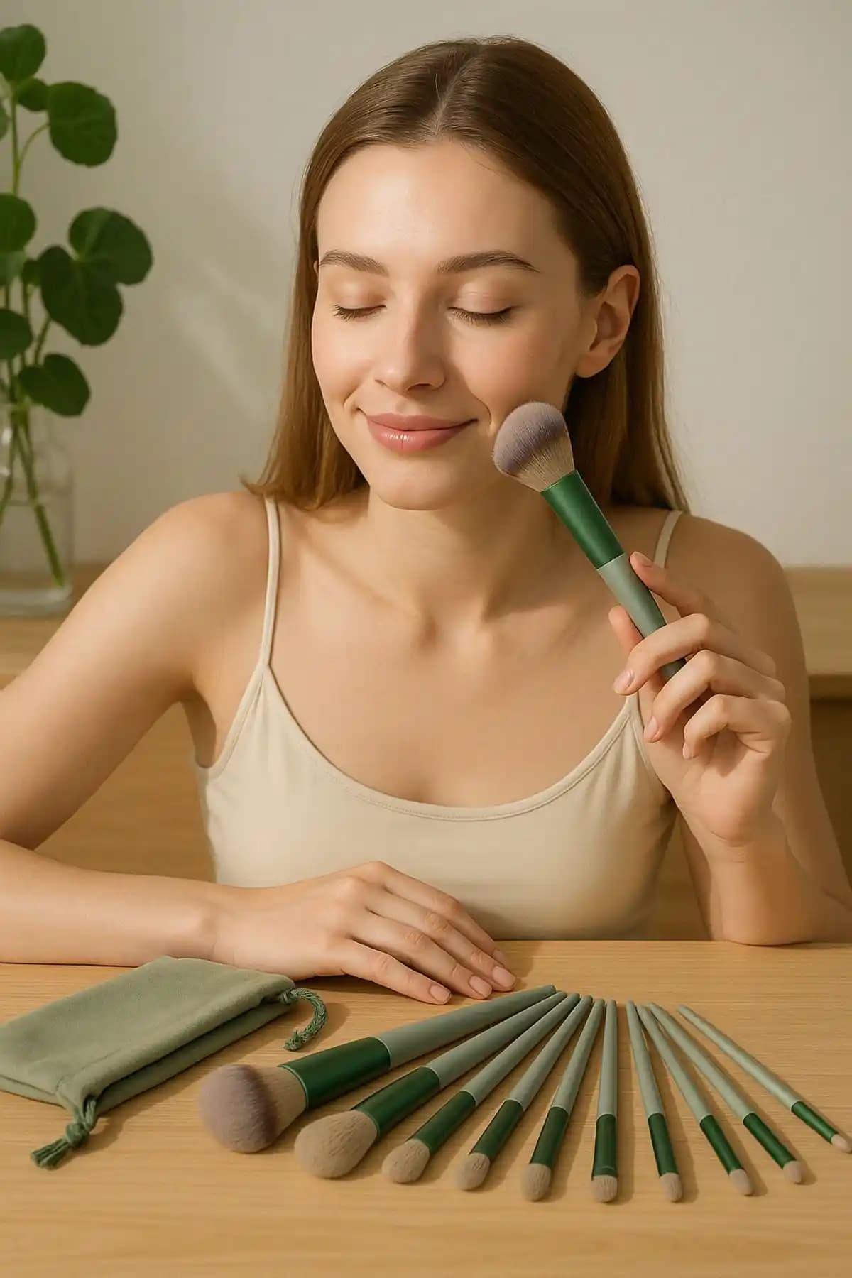 One Step Beauty 13'lü Profesyonel Makyaj Fırça Seti ile Güzelliğinize Şıklık Katın