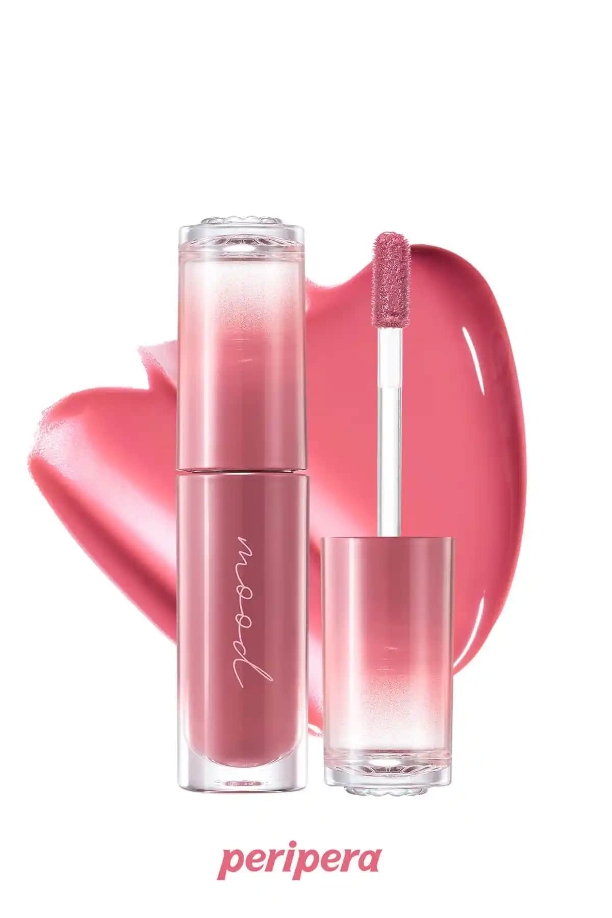 PERIPERA Ink Mood Glowy Tint 19 Mauve Chaos Dudaklarda Doğal ve Kalıcı Parlaklık Sağlayan Ruj