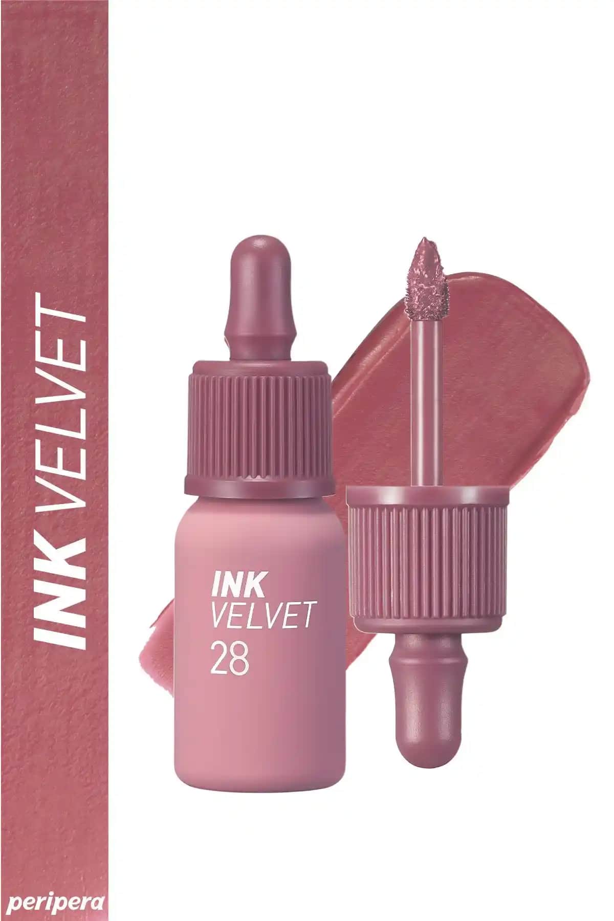 Peripera Ink Velvet Dudaklarda Kadife Etkisi Yaratmak İçin Kaliteli ve Uzun Süre Dayanıklı Dudak Tinti
