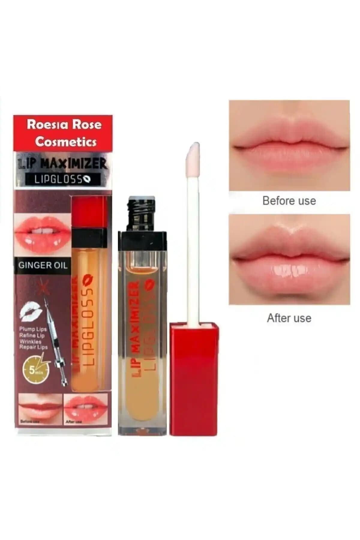 Roesıa Rose Dudak Dolgunlaştırıcı ve Parlatıcı 8 Ml - Doğal ve Hacimli Dudaklar İçin