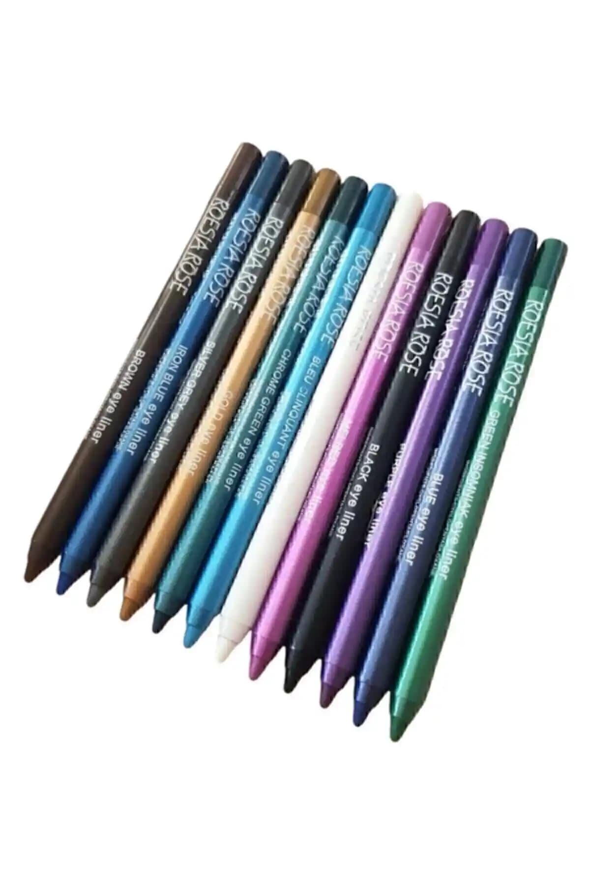 Roesıa Rose ve Sildne Renkli Neon Eyeliner Karşılaştırması