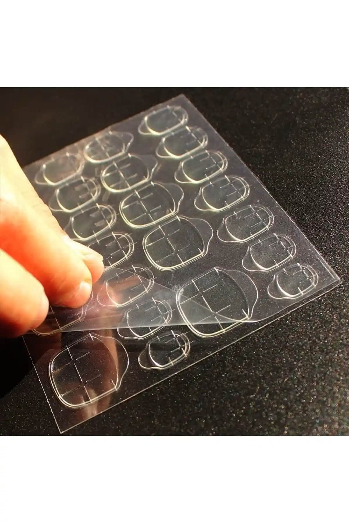 RubaTrend 24'lü Zararsız Pro Çift Taraflı Tırnak Yapıştırma Bandı Güçlü ve Dayanıklı Kullanım