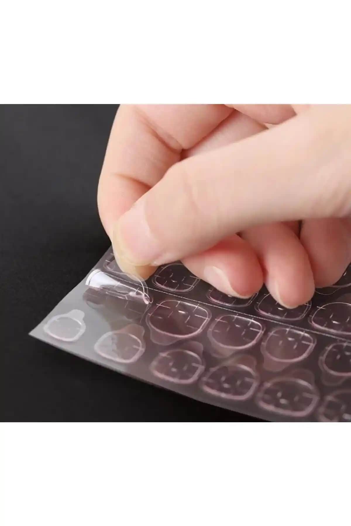 SYBELLE Kozmetik 96 Adet Tak Çıkar Tırnak Yapıştırıcı En Güçlü ve Pratik Kullanım İçin