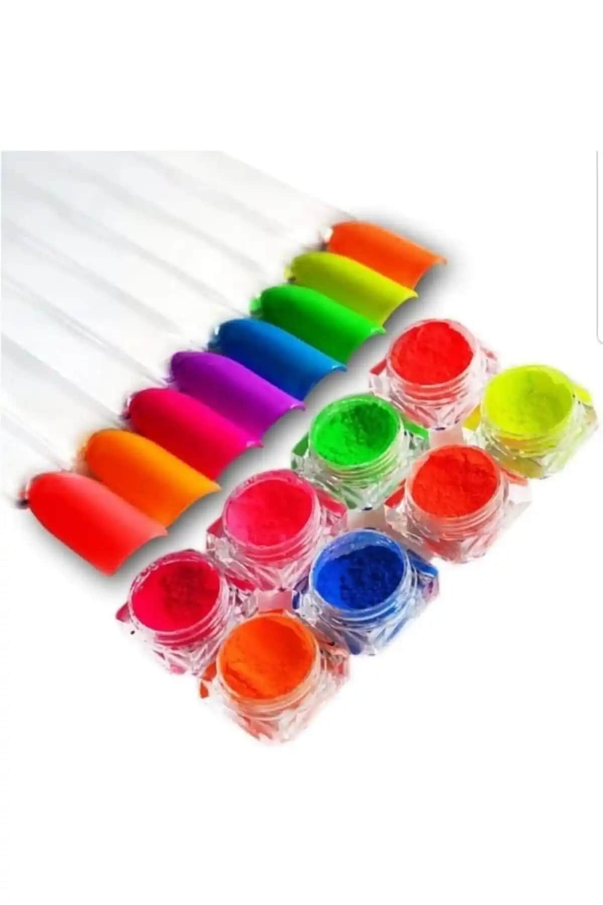 Venalisa 12'li Neon Tırnak Pigmenti Seti ile Canlı ve Göz Alıcı Nail Art Tasarımları