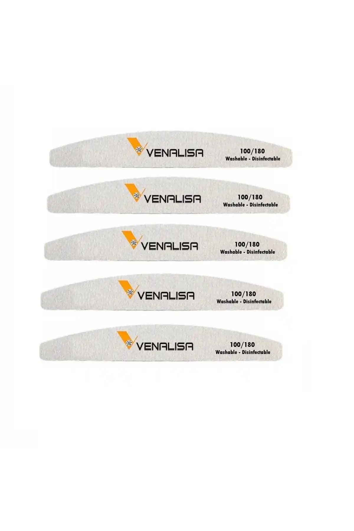 Venalisa 5'li 100/180 Kağıt Törpü Protez Tırnak Seti Profesyonel ve Ev Kullanımı İçin