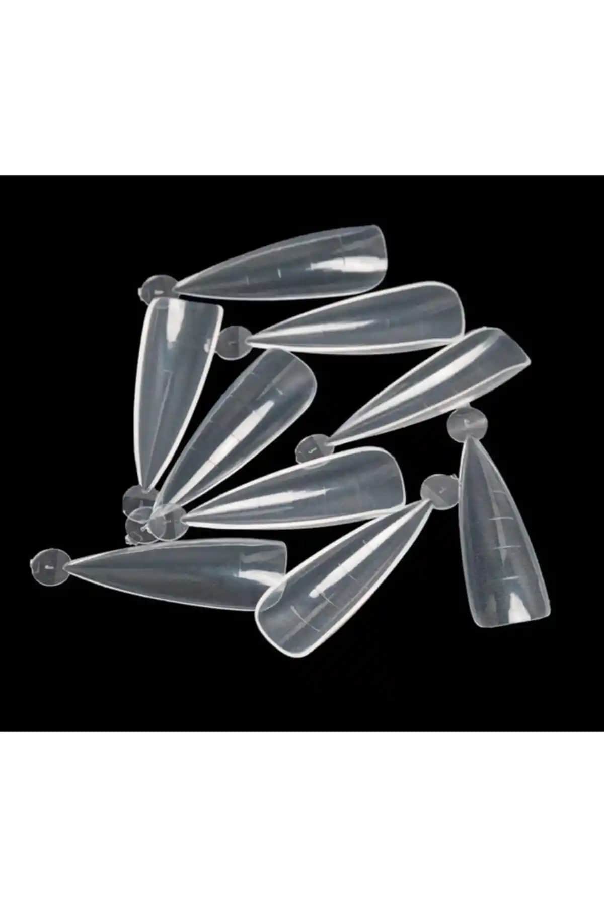 Venalisa Stiletto Model Çift Kullanım Poly Jel Kalıp Tips ile Tırnak Şekillendirme ve Uzatma