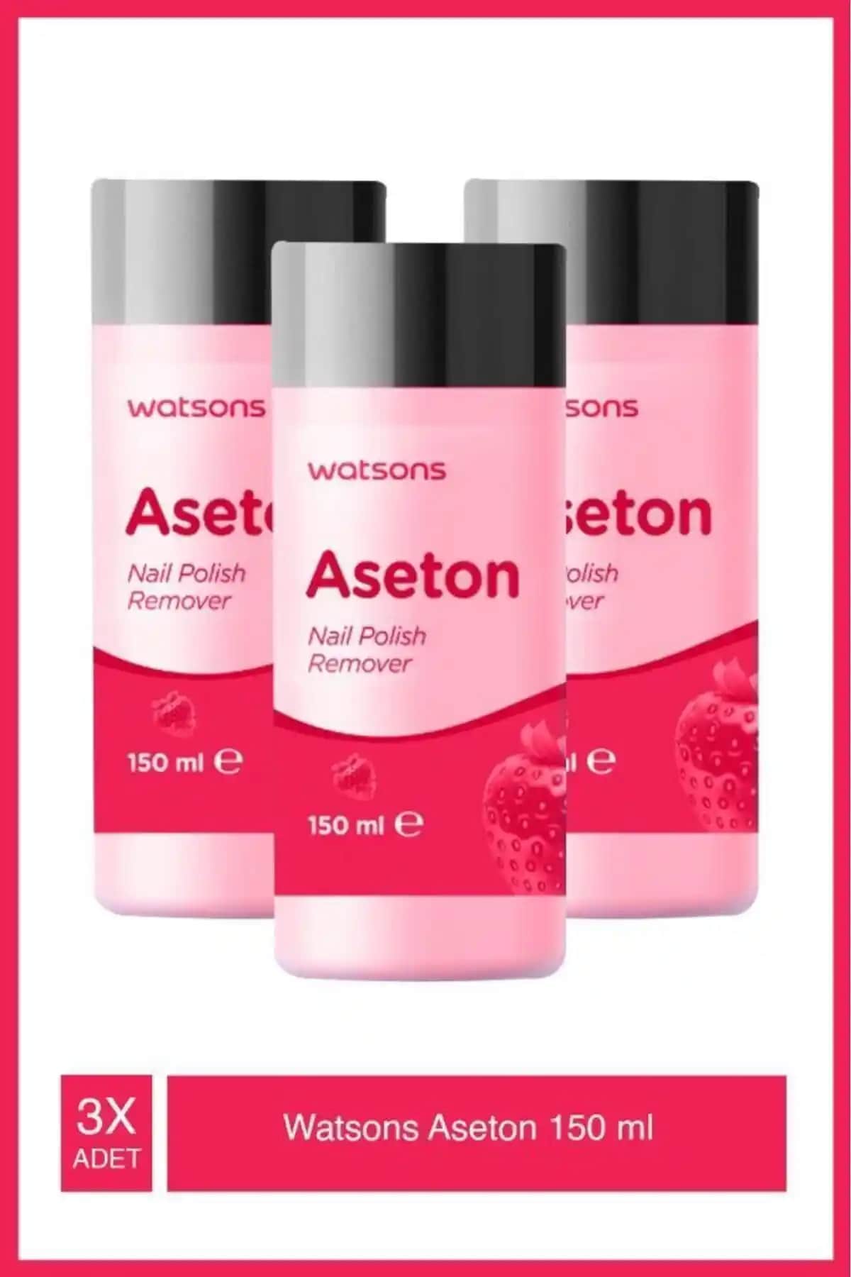Watsons Aseton 150ml Tr X3 Adet: Yüksek Performanslı ve Pratik Oje Çıkarıcı