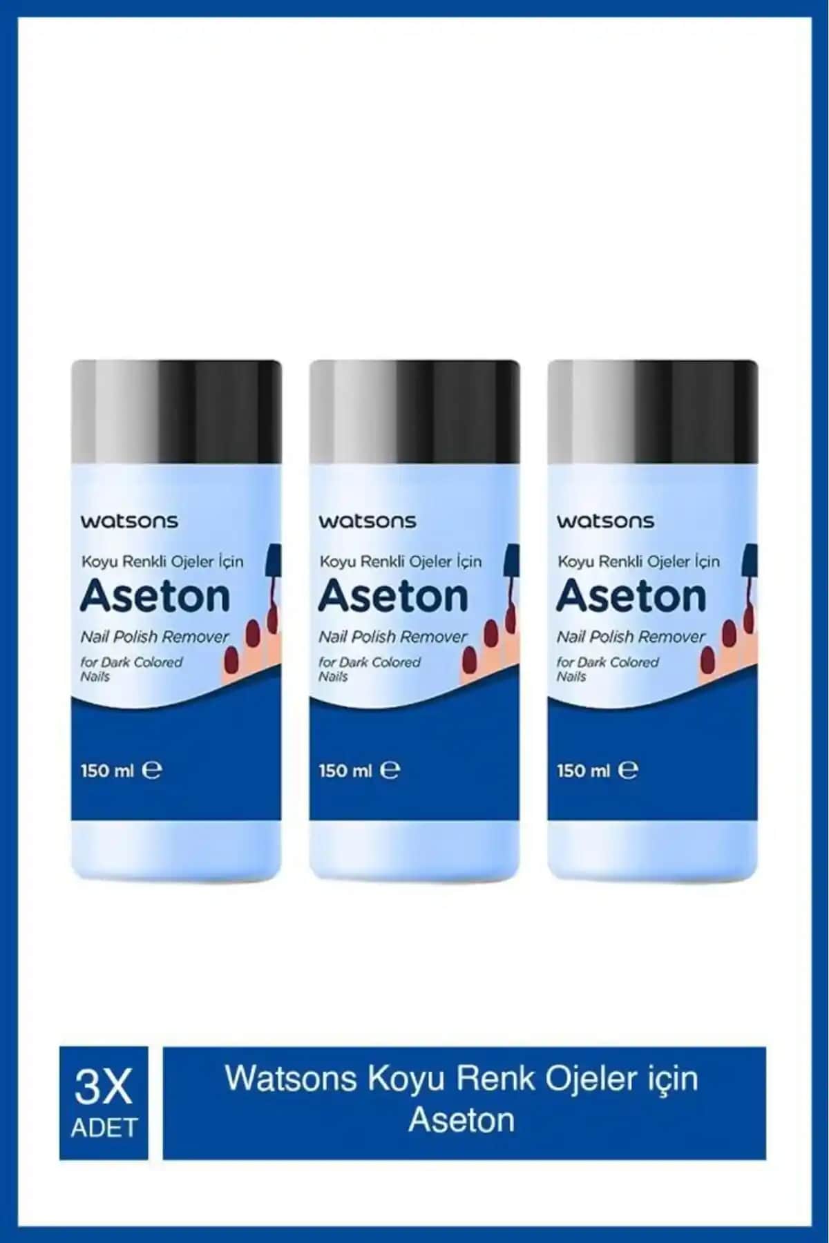 Watsons Koyu Renk Ojeler İçin Aseton: Hızlı ve Güçlü Temizlik Çözümü