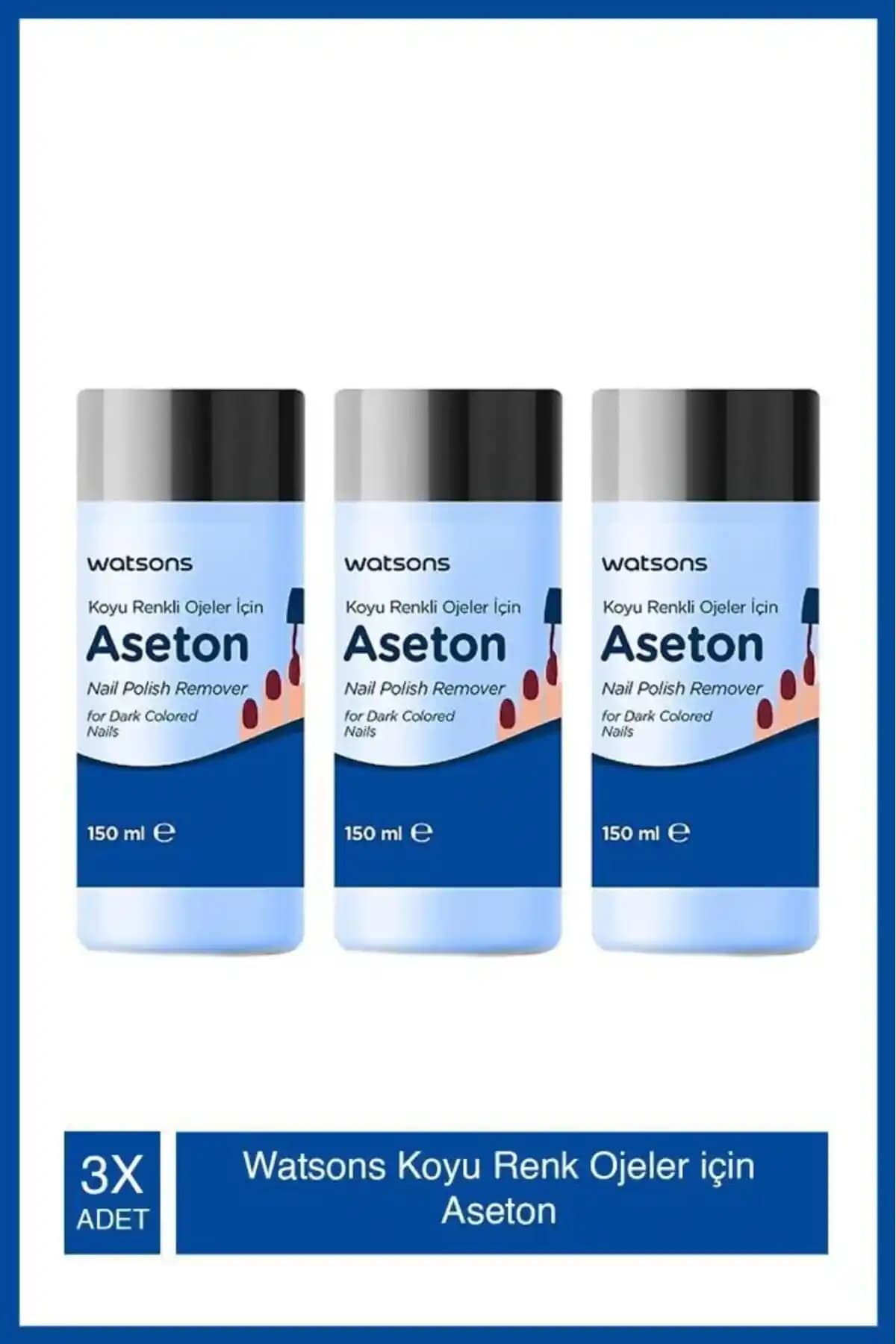 Watsons Koyu Renk Ojeler İçin Aseton: Hızlı ve Güçlü Temizlik Çözümü