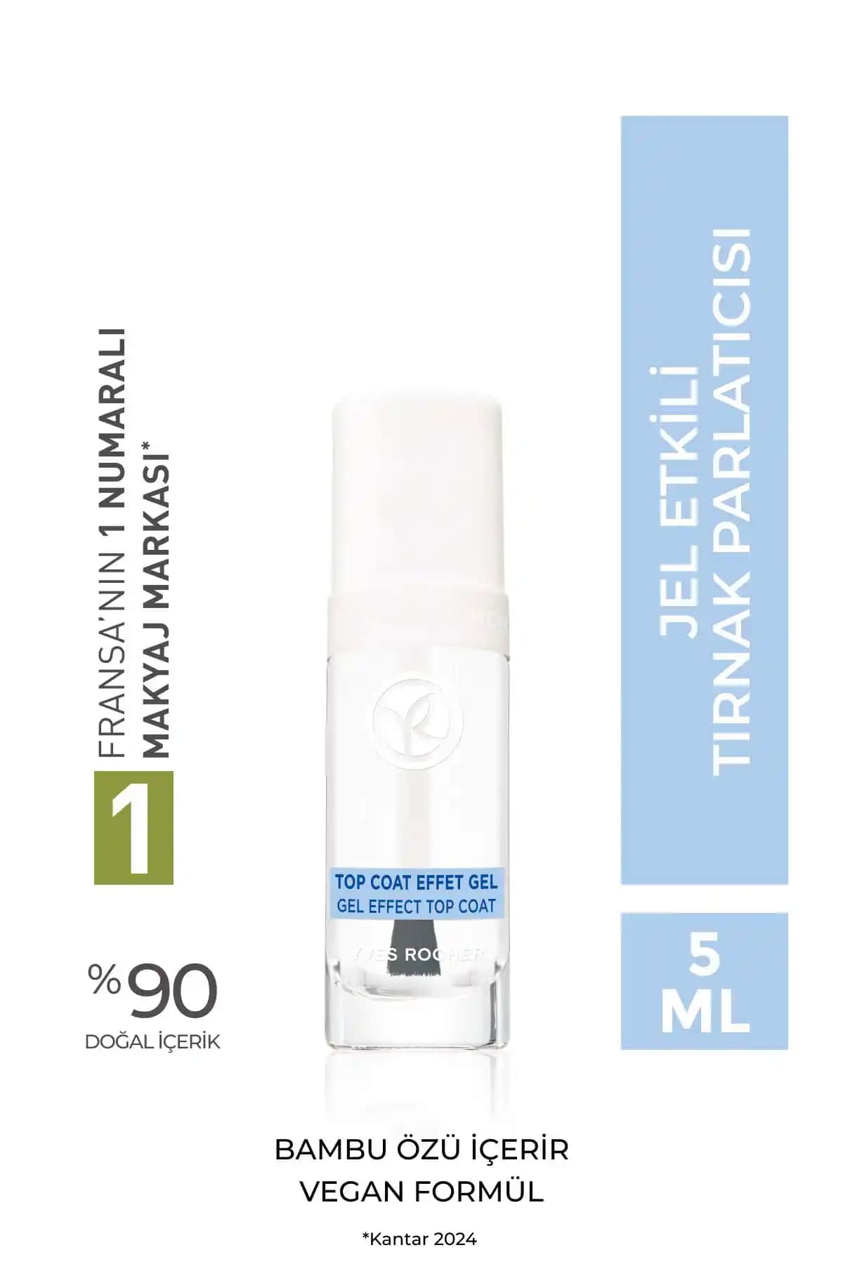 Yves Rocher Jel Etkili Tırnak Parlatıcısı: Parlaklık ve Koruma Sağlayan Kozmetik Ürün