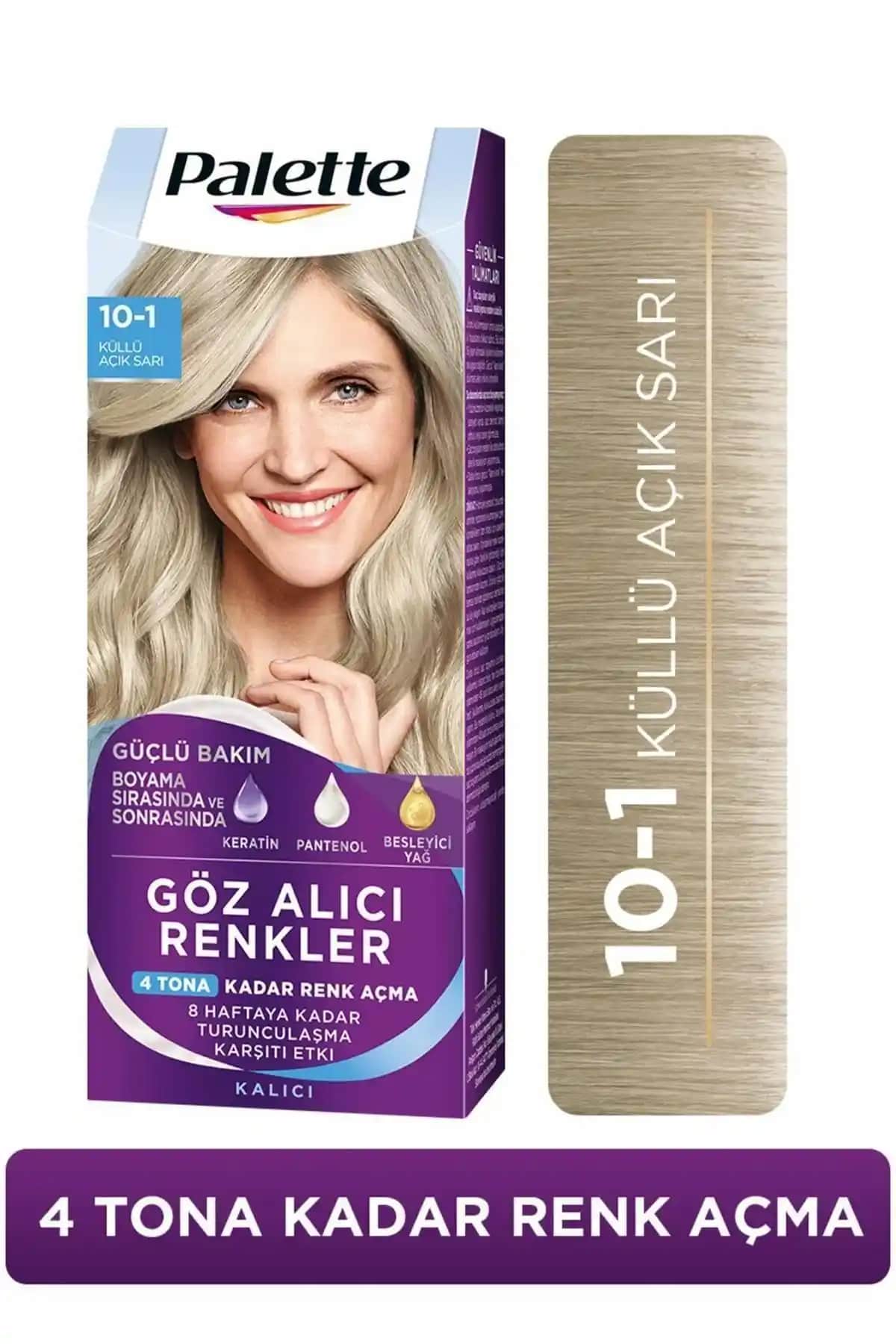 10.1 Saç Boyası ile Küllü Açık Sarı ve Soğuk Tonlarda Renk Seçenekleri