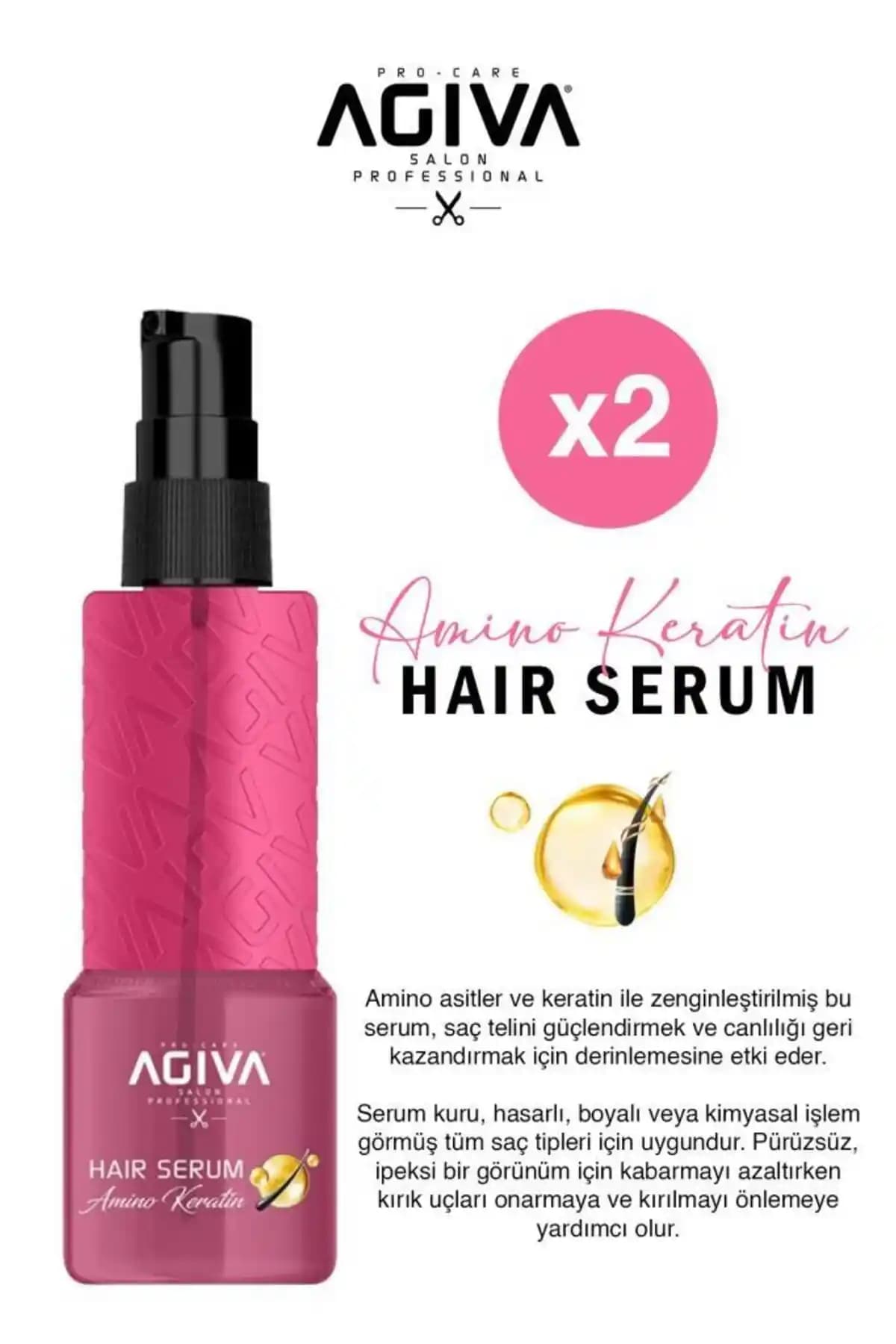 Agiva Saç Serumu ile Saç Güçlendirme ve Parlaklık Sağlayan Doğal Çözüm