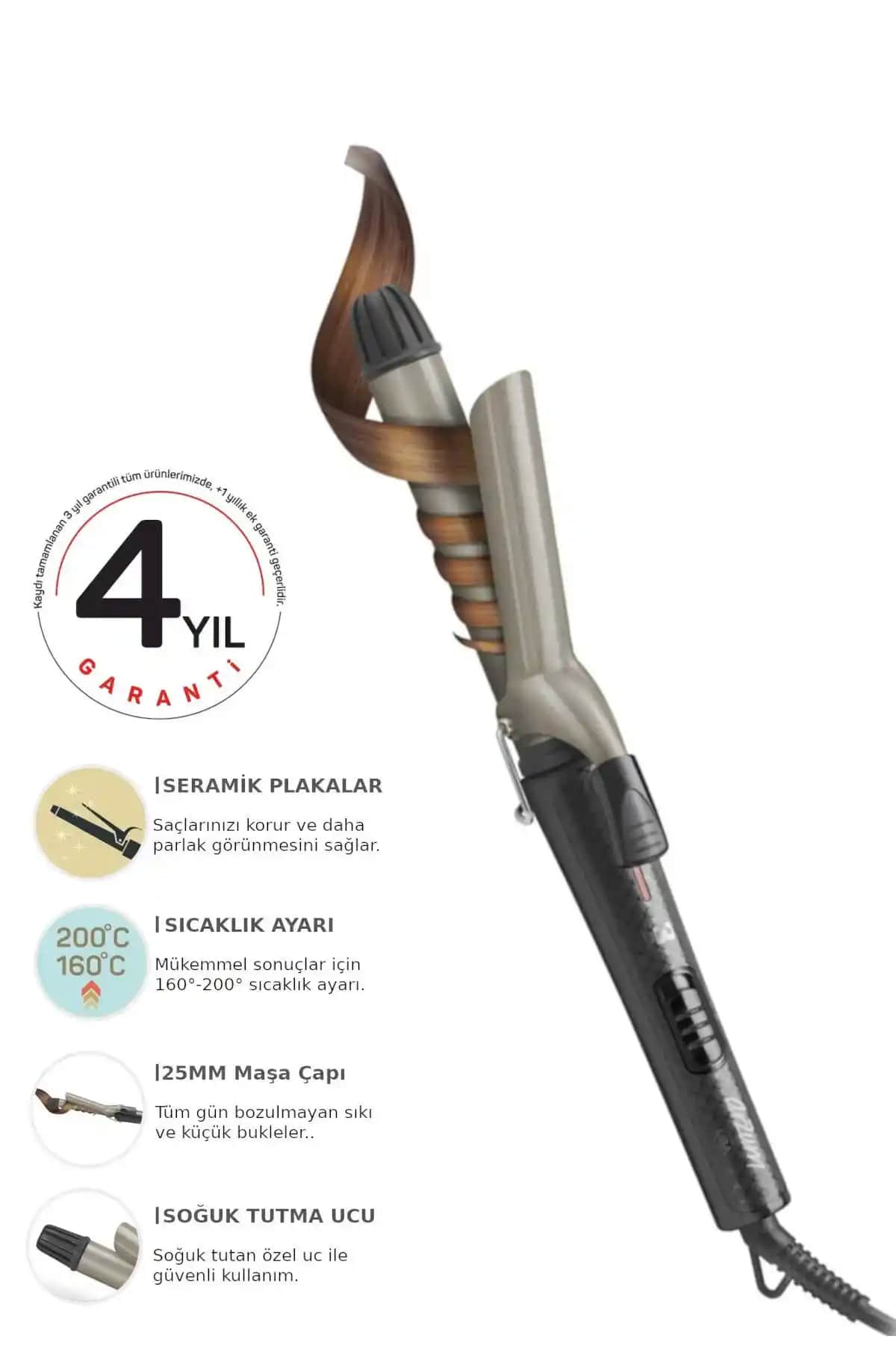 Arzum 25 mm Saç Maşası ile Doğal ve Hacimli Bukleler Yaratmanın Yolları