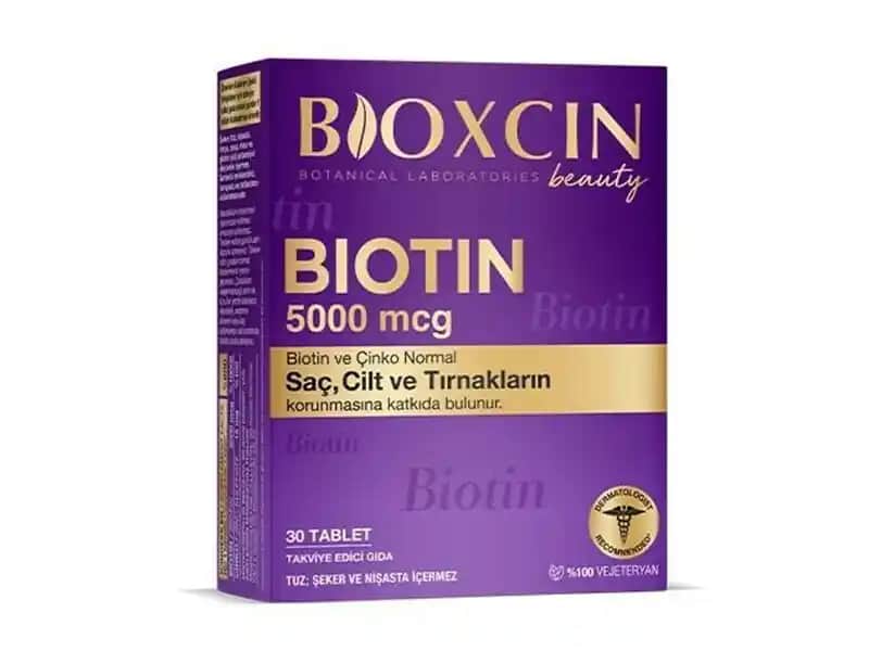 Bioxcin Biotin Tablet ile Saç, Cilt ve Tırnak Sağlığını Destekleyen Güçlü Takviye