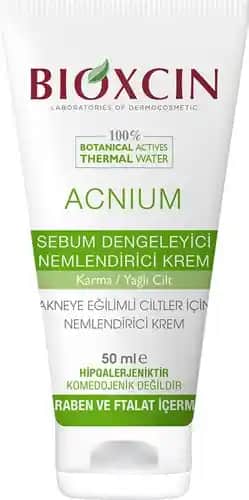 Bioxcin Nemlendirici Krem: Yağlı ve Karma Ciltler İçin Güvenilir Bakım Çözümü