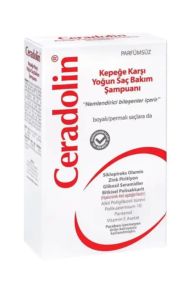 Ceradolin Kepeğe Karşı Yoğun Saç Bakım Şampuanı: Kepeği Önleyen Etkili Dermatolojik Çözüm