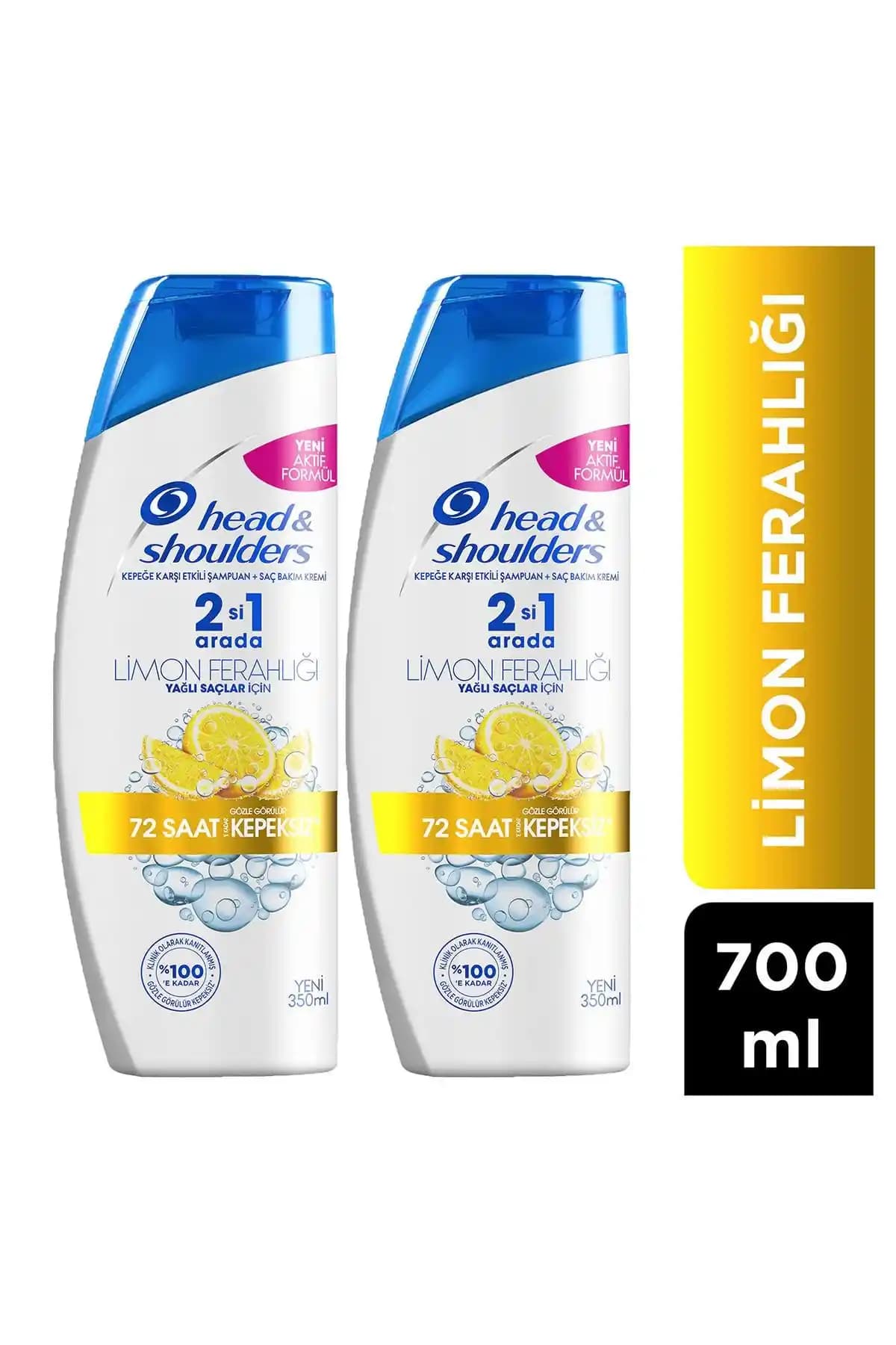 Head And Shoulders Limon Ferahlığı Şampuan ile Kepeksiz ve Ferah Saçlar Elde Edin