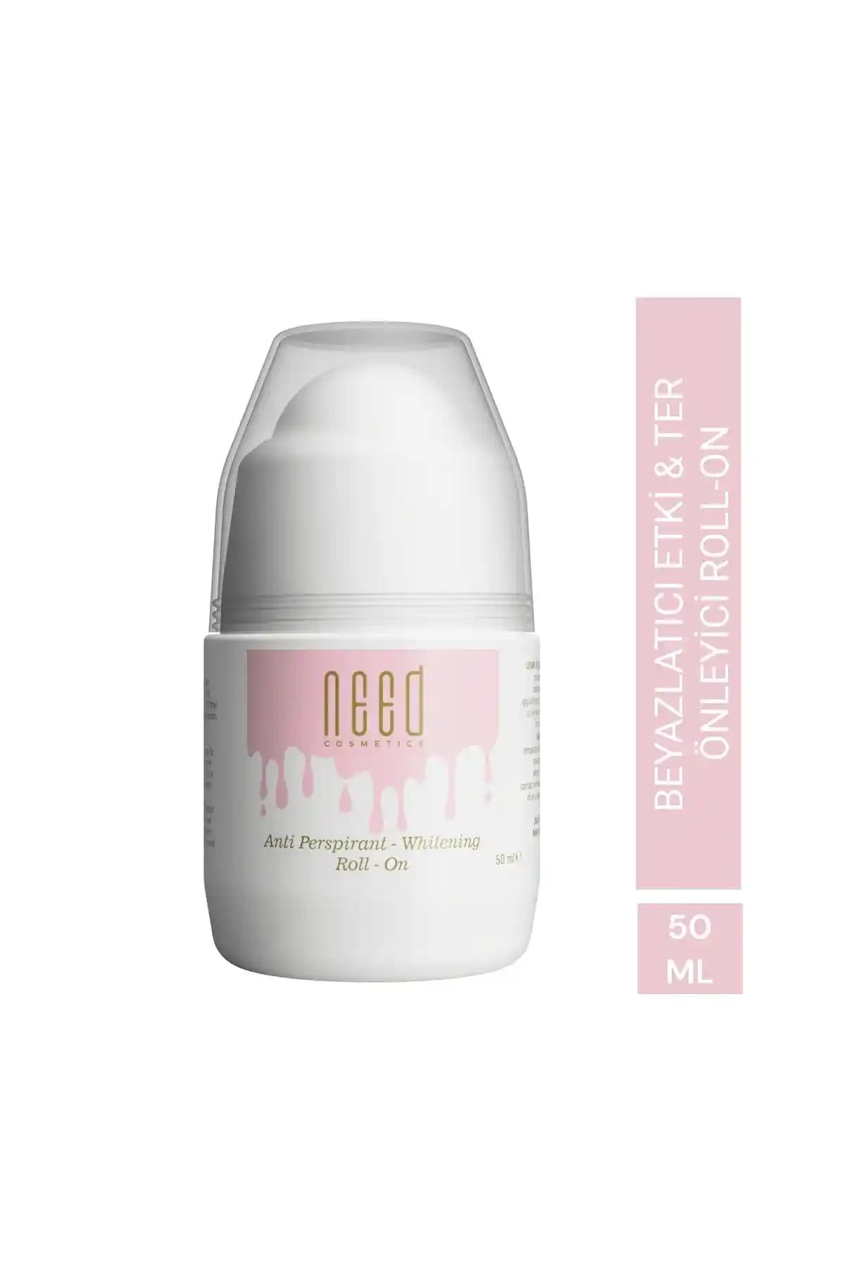 NEED COSMETİCS Ter Önleyici Beyazlatıcı Roll-on: Günlük Terleme Kontrolü İçin İdeal Çözüm