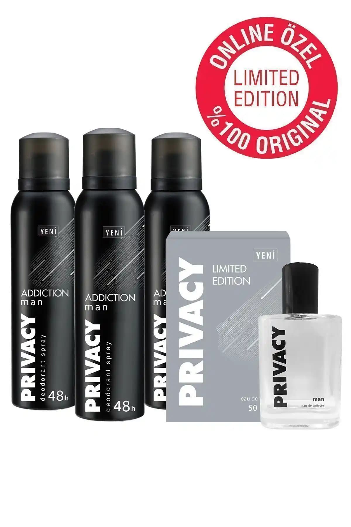 Privacy Men Limited Edition EDT ve Addiction Men Deodorant İncelemesi: Koku ve Kalıcılık