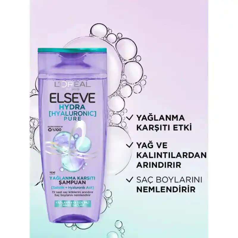 Elseve Hydra Hyaluronic Şampuanı ile Derinlemesine Nem ve Sağlıklı Saçlar
