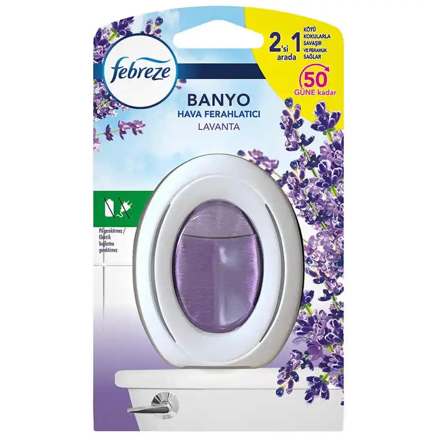 Febreze Banyo Hava Ferahlatıcı ile Uzun Süreli Temizlik ve Ferahlık Sağlama
