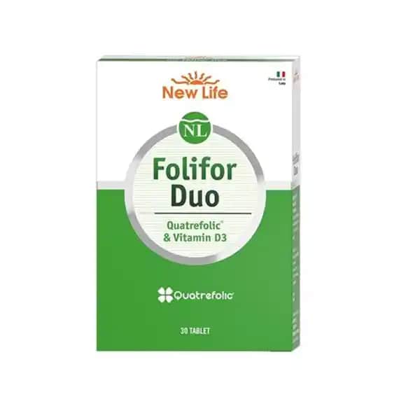 Folifor Duo: Gelişmiş Folat ve Vitamin D3 İçeren Sağlık ve Kozmetik Takviyesi