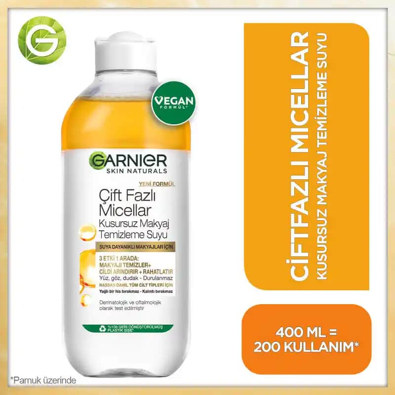 Garnier Micellar Makyaj Temizleme Suyu: Etkili ve Nazik Cilt Temizliği Çözümü