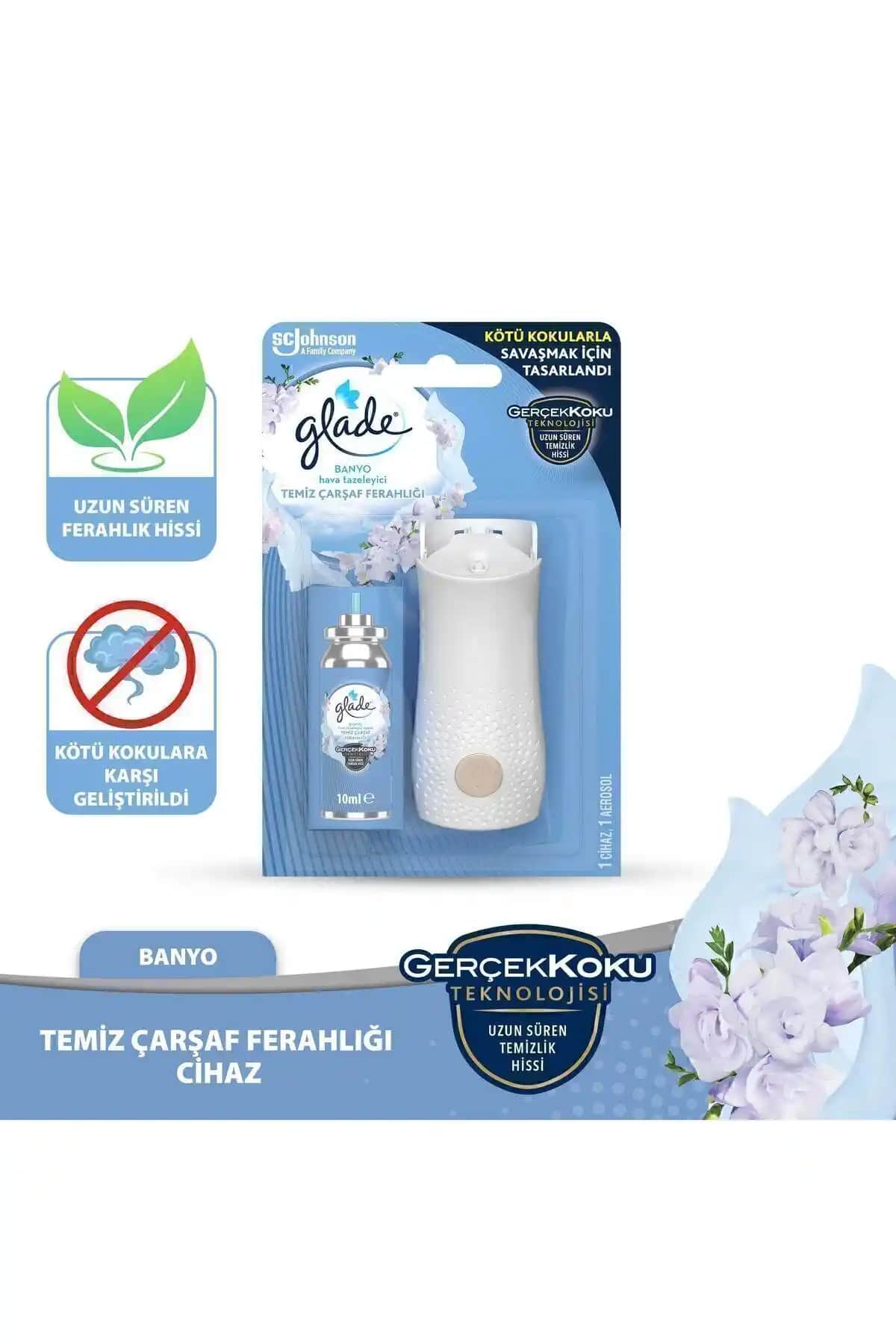 Glade Banyo Hava Tazeleyici ile Banyonuza Kalıcı Ferahlık ve Hoş Kokular Kazandırın