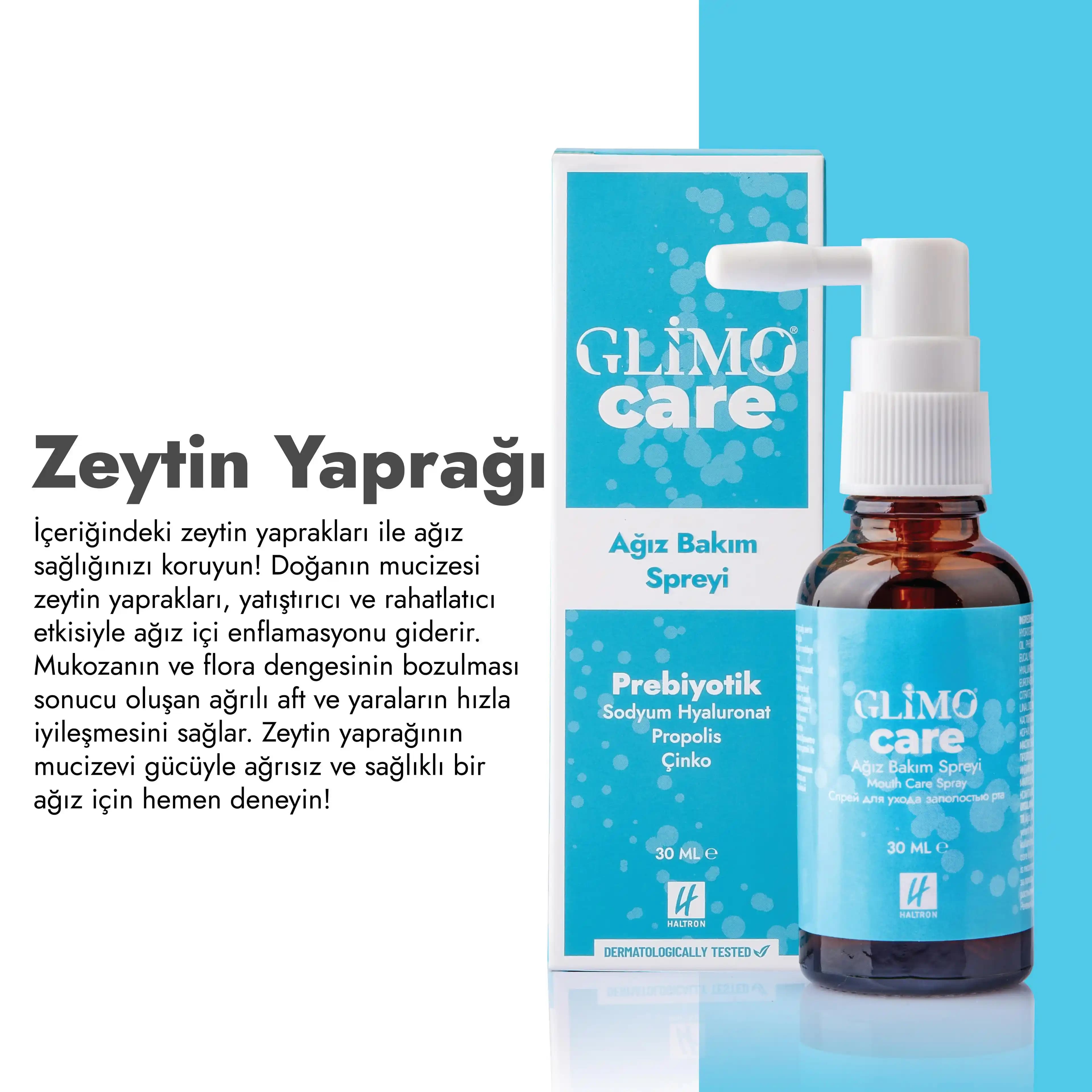 Glimo Care Ağız Bakım Spreyi Doğal İçeriklerle Güçlü ve Etkili Ağız Sağlığı Çözümü