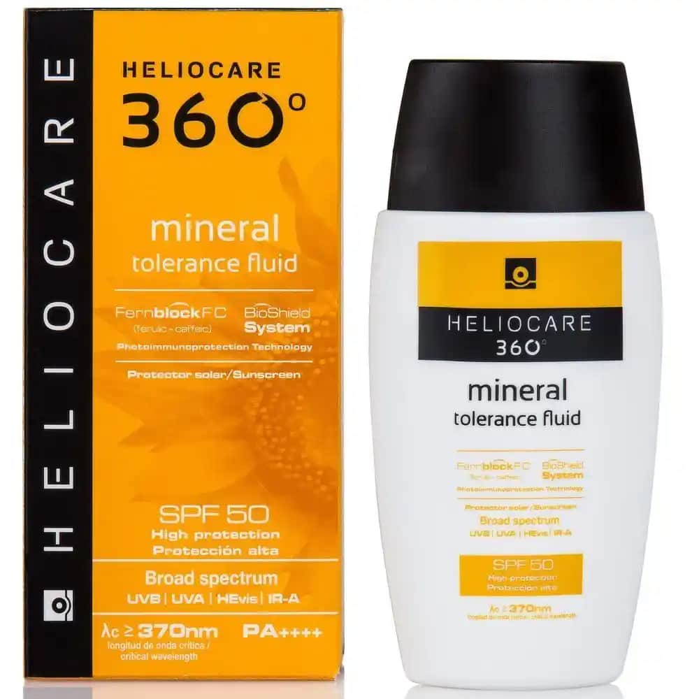 Heliocare 360 Mineral Fluid SPF 50+ Hassas Ciltler İçin Güvenilir Güneş Koruyucu