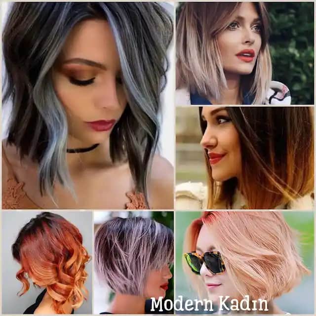 Kısa Saçlar İçin En Popüler ve Trend Boya Modelleri ve Teknikleri