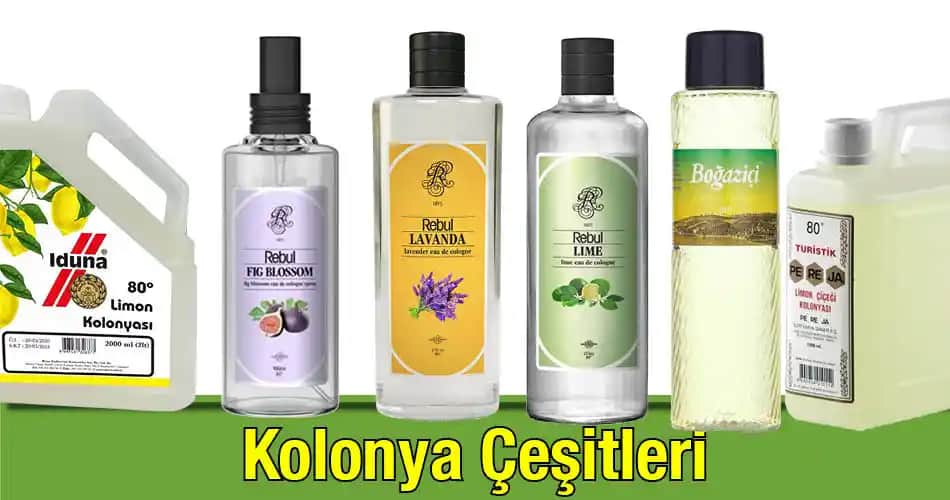 Kozmetik Dünyasında Kolonya Çeşitleri ve Aromaları Hakkında Detaylı Bilgi
