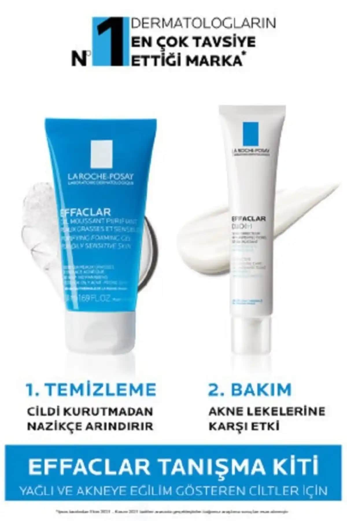 La Roche Posay Effaclar Tanışma Kiti: Yağlı ve Akneye Eğilimli Ciltler İçin Uygun Başlangıç Seti