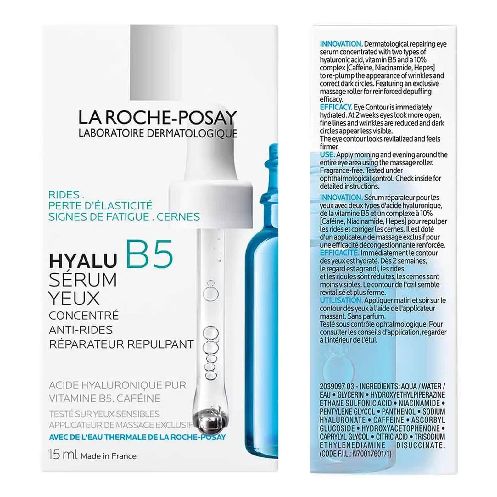 La Roche-Posay Hyalu B5 Göz Serumu: Yoğun Nemlendirme ve Yaşlanma Karşıtı Çözüm